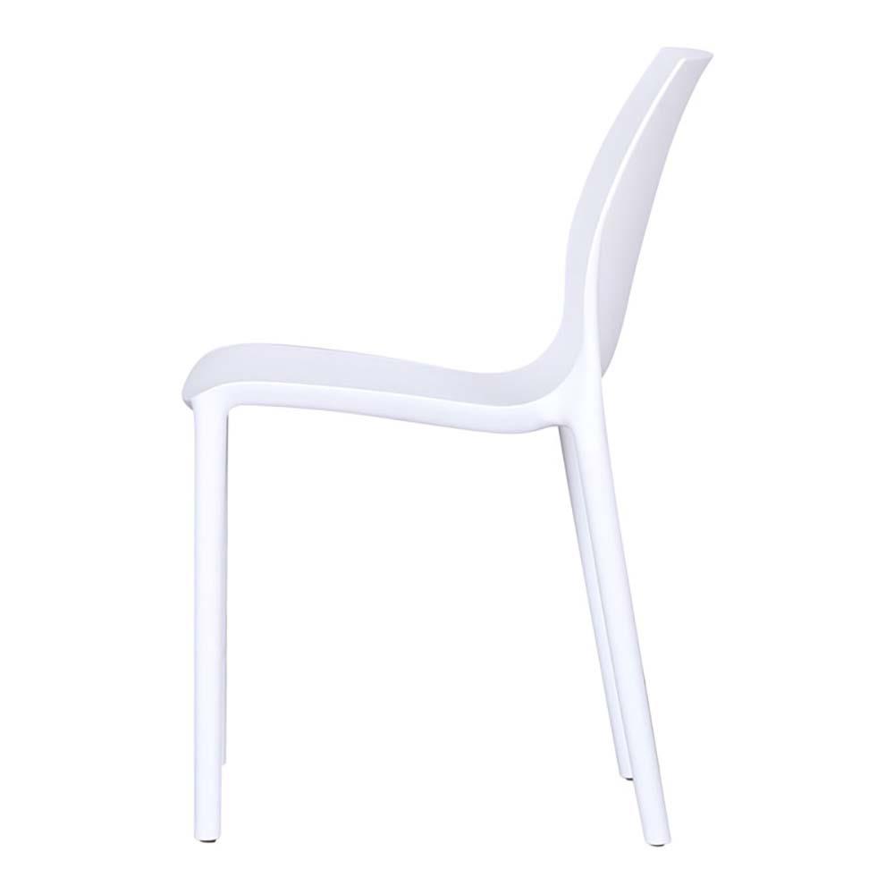 เก้าอี้พลาสติก AS FURNITURE SIO สีขาว