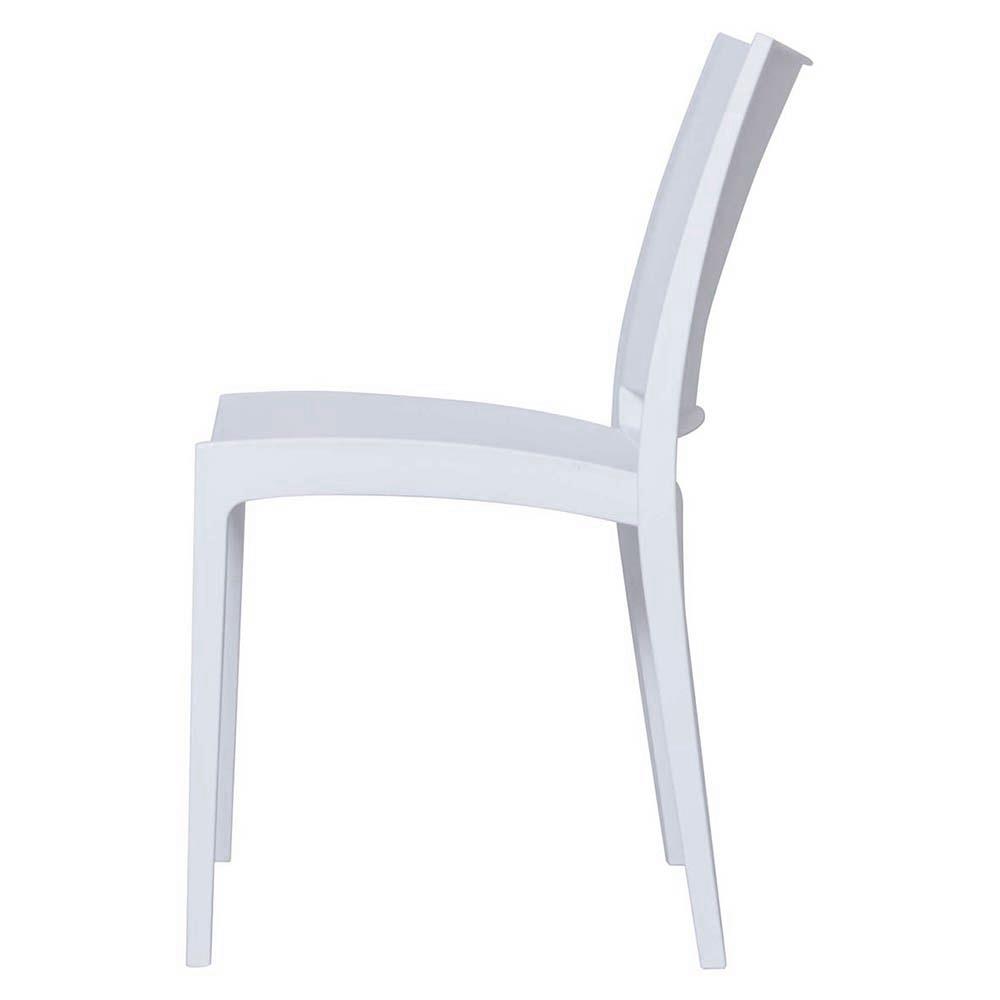 เก้าอี้พลาสติก AS FURNITURE IXORA สีขาว