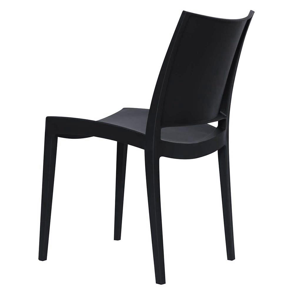 เก้าอี้พลาสติก AS FURNITURE IXORA สีดำ