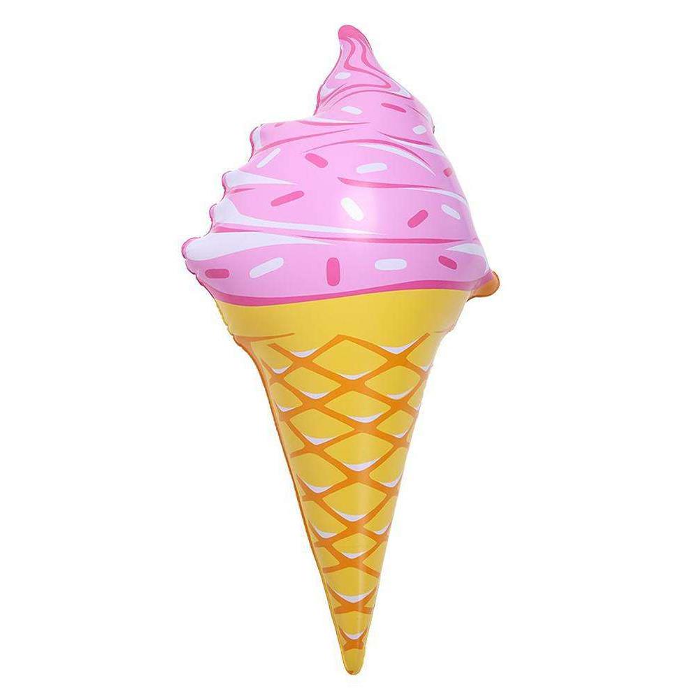 แพยางไอศกรีมขนาดพกพา FLOAT ME SUMMER สีชมพู