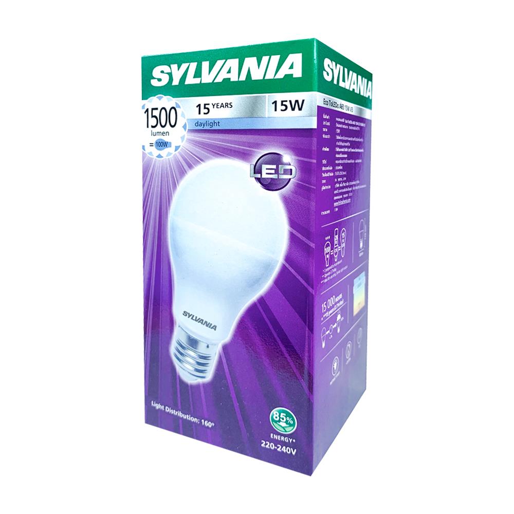 หลอด LED SYLVANIA ECO TOLEDO A65 15 วัตต์ E27 DAYLIGHT