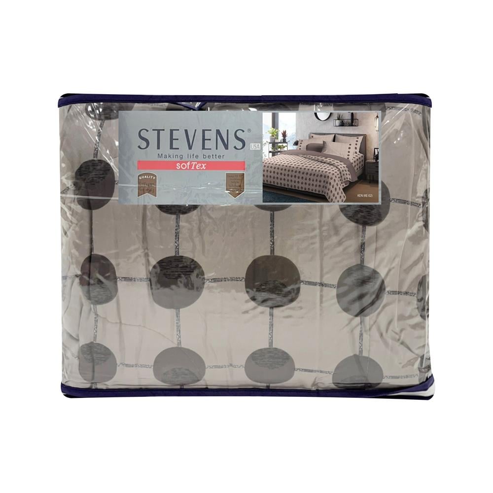 ชุดผ้าปูที่นอน 5 ฟุต 6 ชิ้น STEVENS SOFTEX KE02