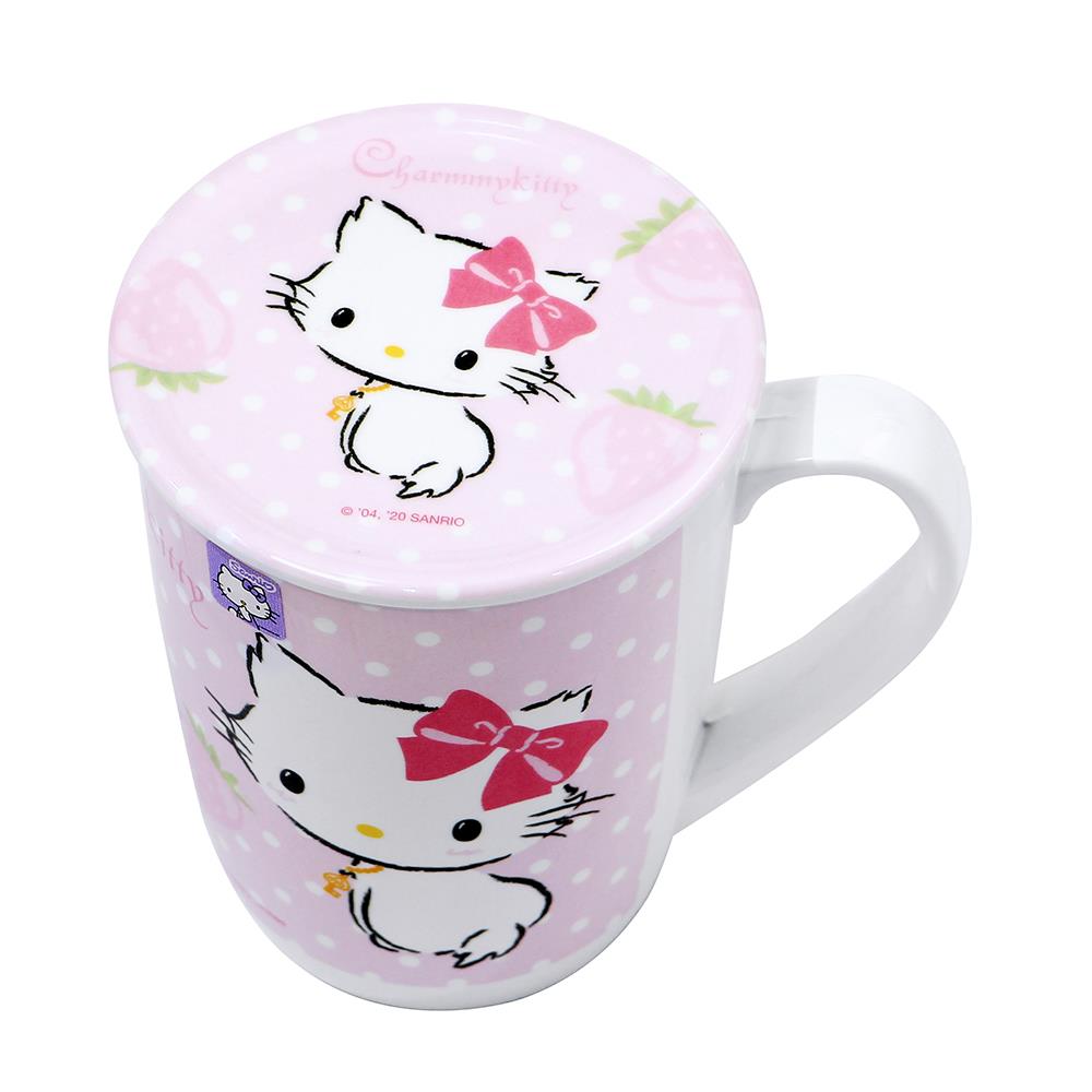 ถ้วยหู+ฝาเมลามีน 450ml SUPERWARE KITTY CHARMMY