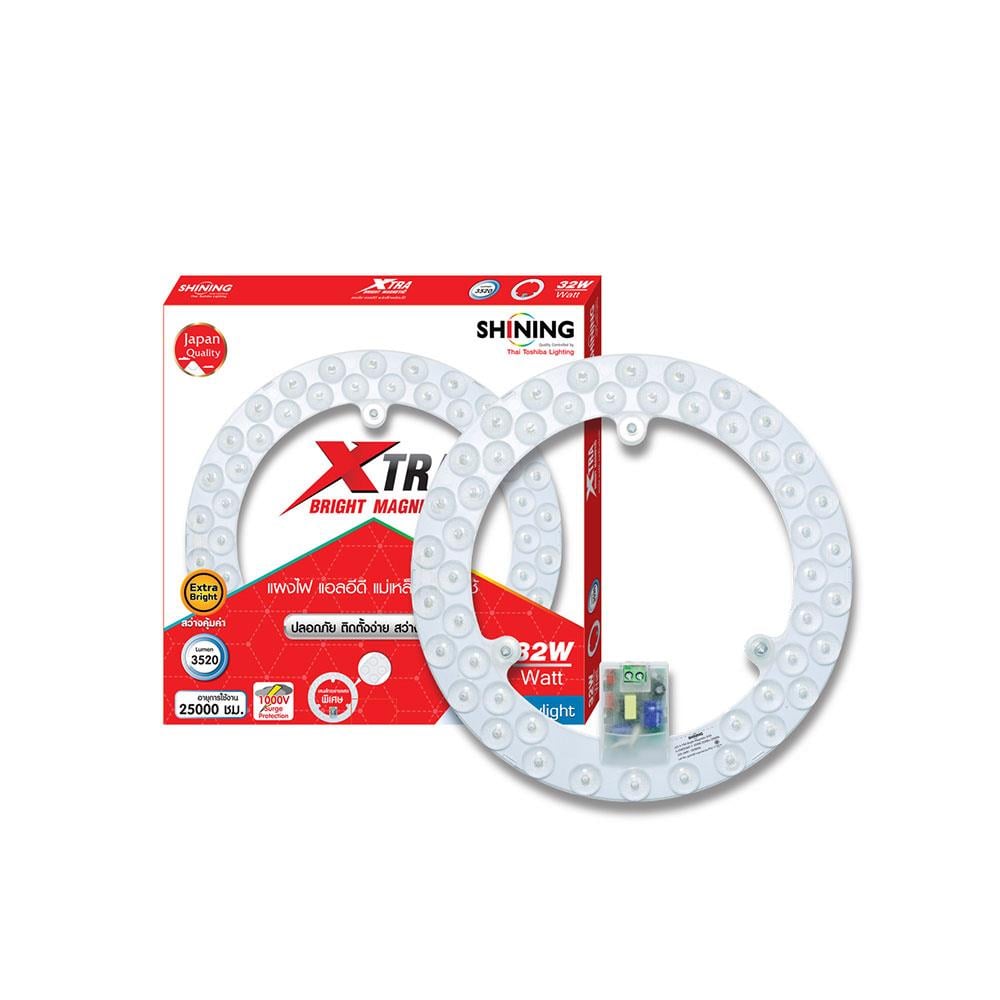 หลอด LED SHINING EXTRA BRIGHT MAGNET 32 วัตต์ DAYLIGHT ทรงกลม