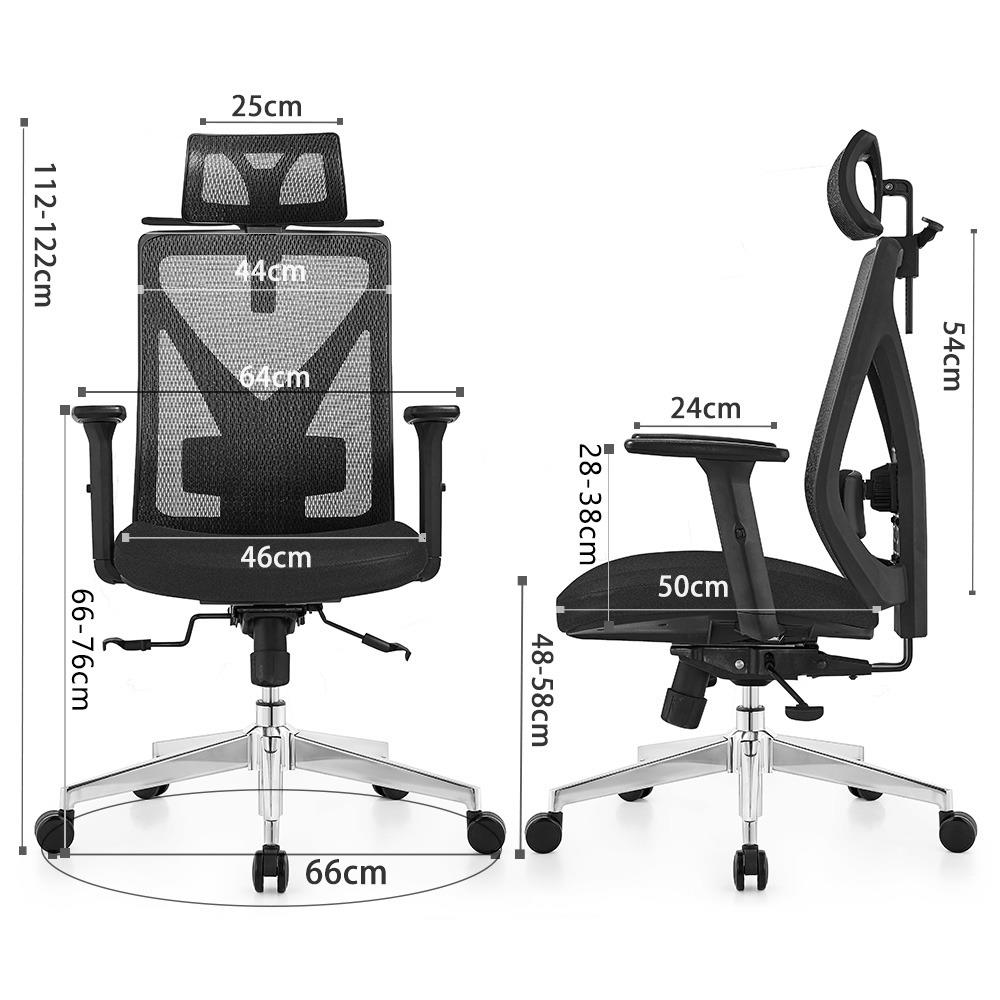 เก้าอี้สุขภาพ ICONIC IC-04H สีดำ