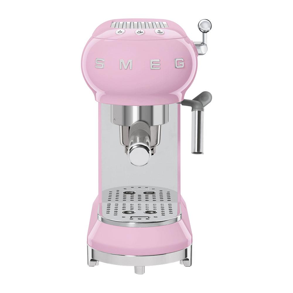 เครื่องชงกาแฟแรงดัน SMEG ECF01PKEU สีชมพู