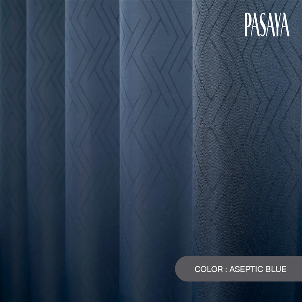 ผ้าม่าน EYELET PASAYA 26049CAEF/AM 165X165 ซม. สีฟ้า