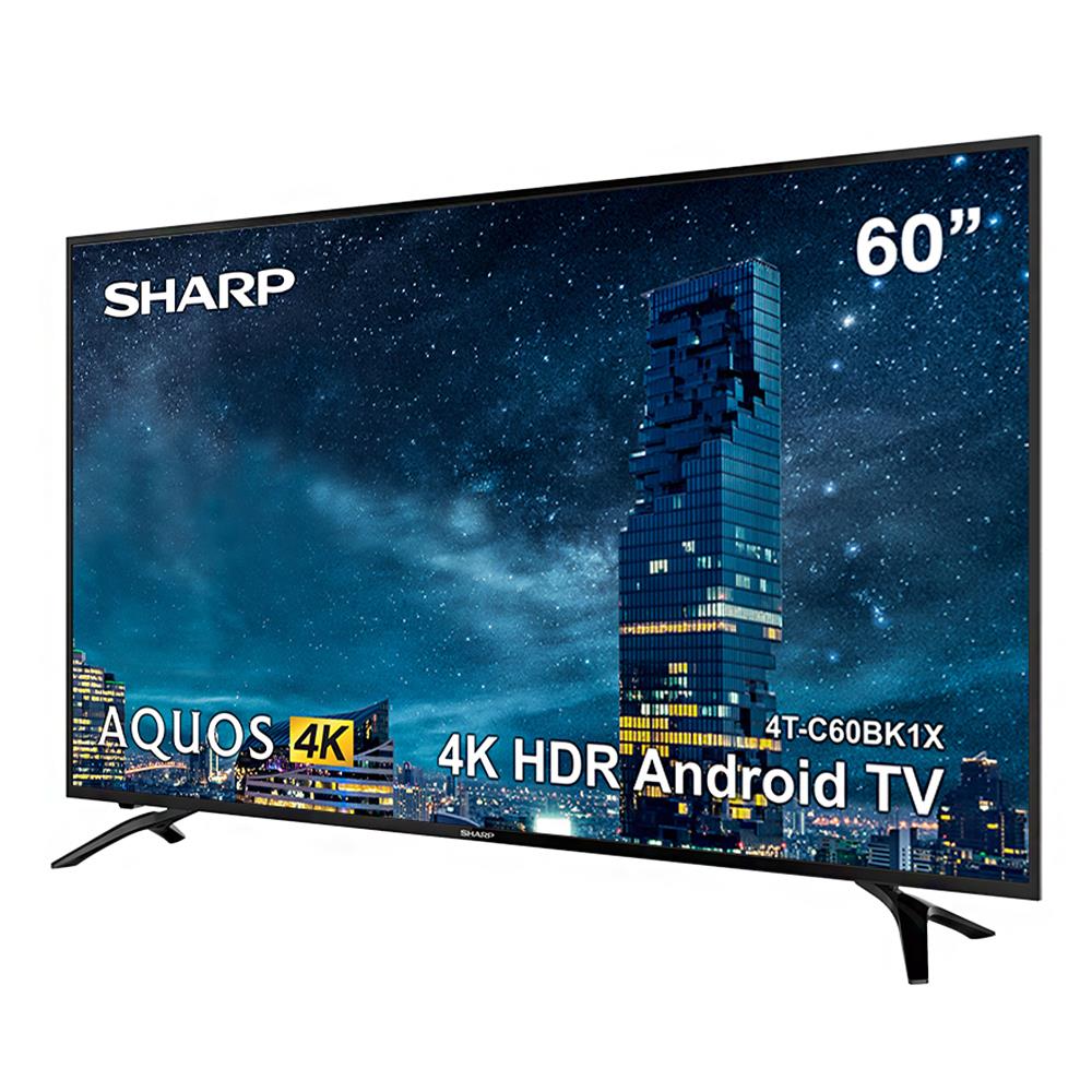 แอลอีดีทีวี 60" (4K, Android TV) SHARP 4T-C60BK1X