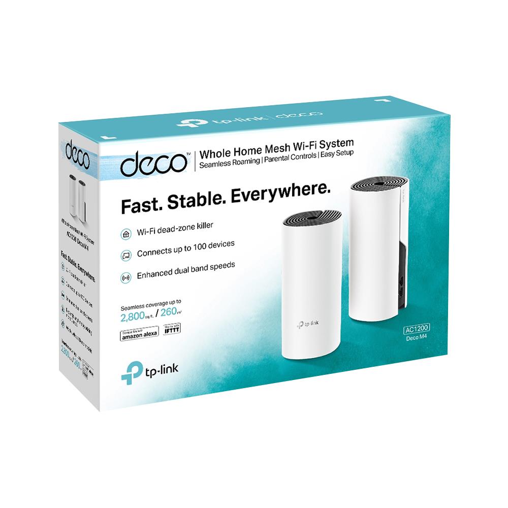 WHOLE HOME MESH WI-FI SYSTEM TP-LINK DECO M4 AC1200