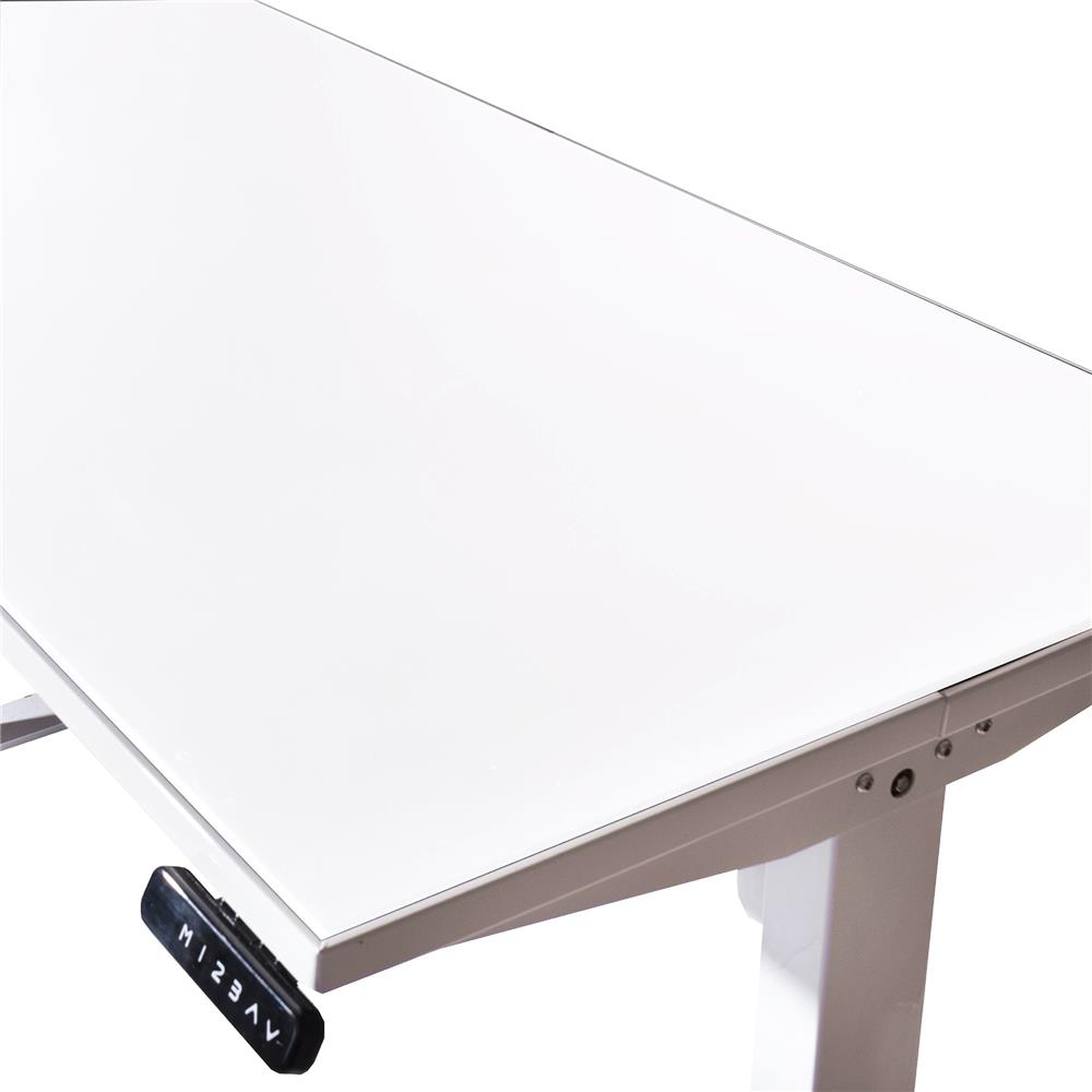 โต๊ะทำงานเหล็ก KIOSK AL-160 (S) 160 ซม. สีขาว