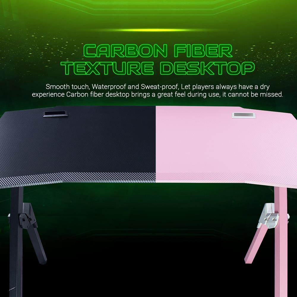 โต๊ะเกมมิ่ง EGA TYPE GD3 สีดำ/สีเขียว