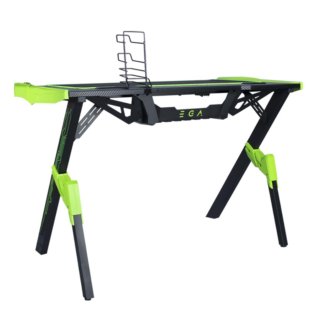 โต๊ะเกมมิ่ง EGA TYPE-GD4 สีดำ/สีเขียว
