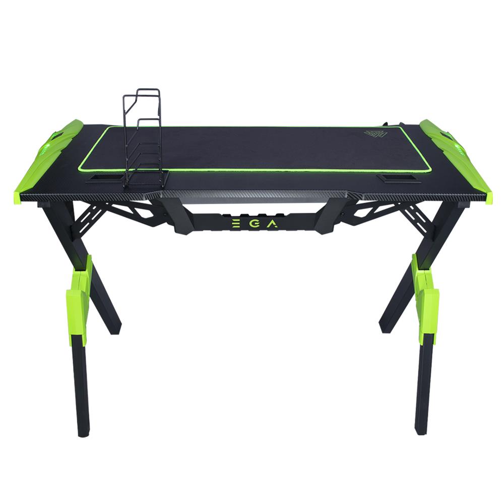 โต๊ะเกมมิ่ง EGA TYPE-GD4 สีดำ/สีเขียว