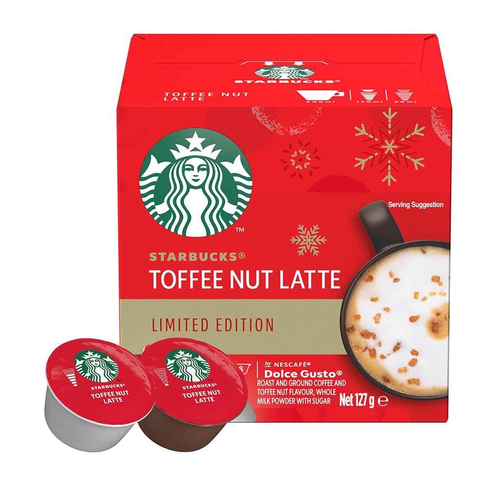 แคปซูลเครื่องชงกาแฟ NESCAFE STARBUCKS TOFFEE NUT LATTE