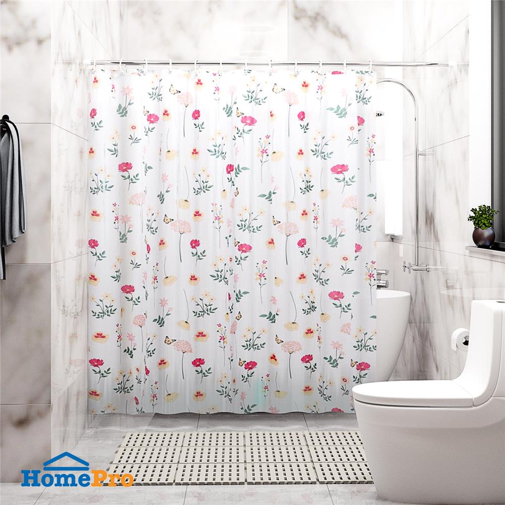 ม่านห้องน้ำ POLYESTER MOYA SC5416A BLOOM 180x180ซม.