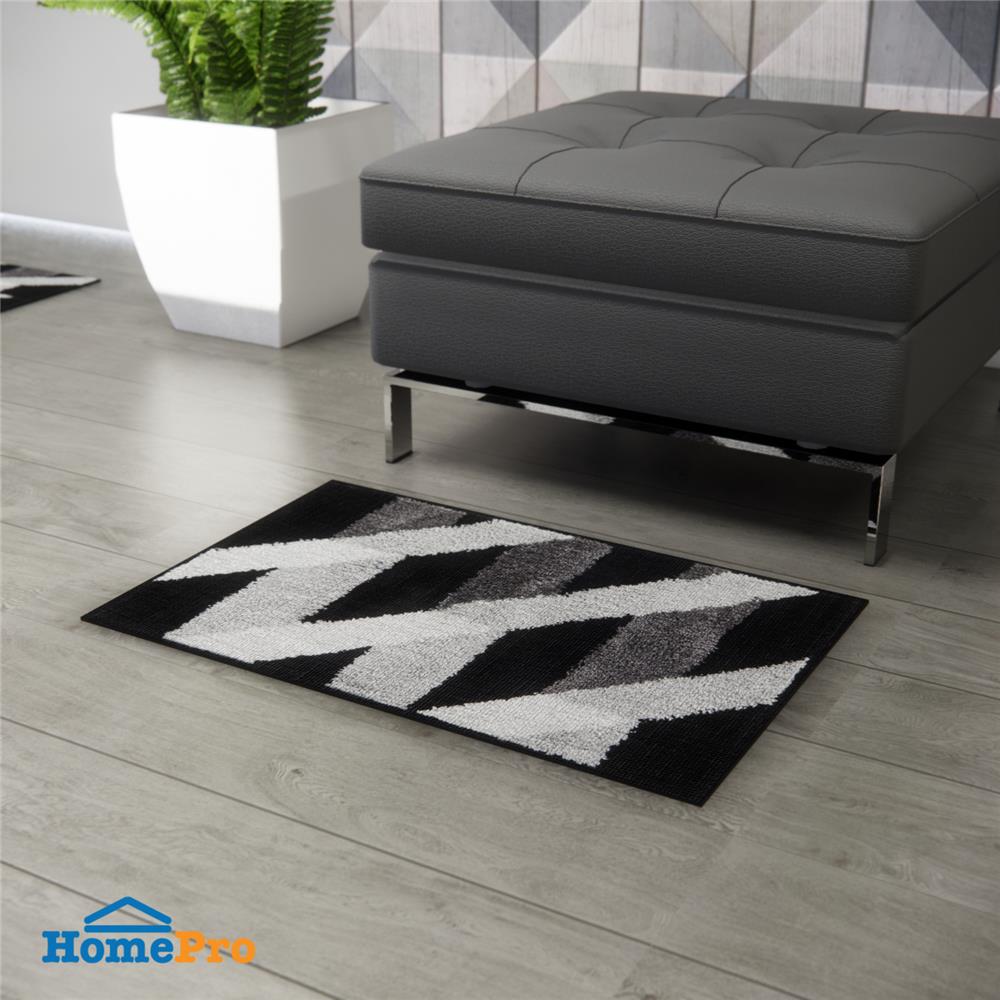 พรม HOME LIVING STYLE SHADOW 45x70 ซม. สีดำ