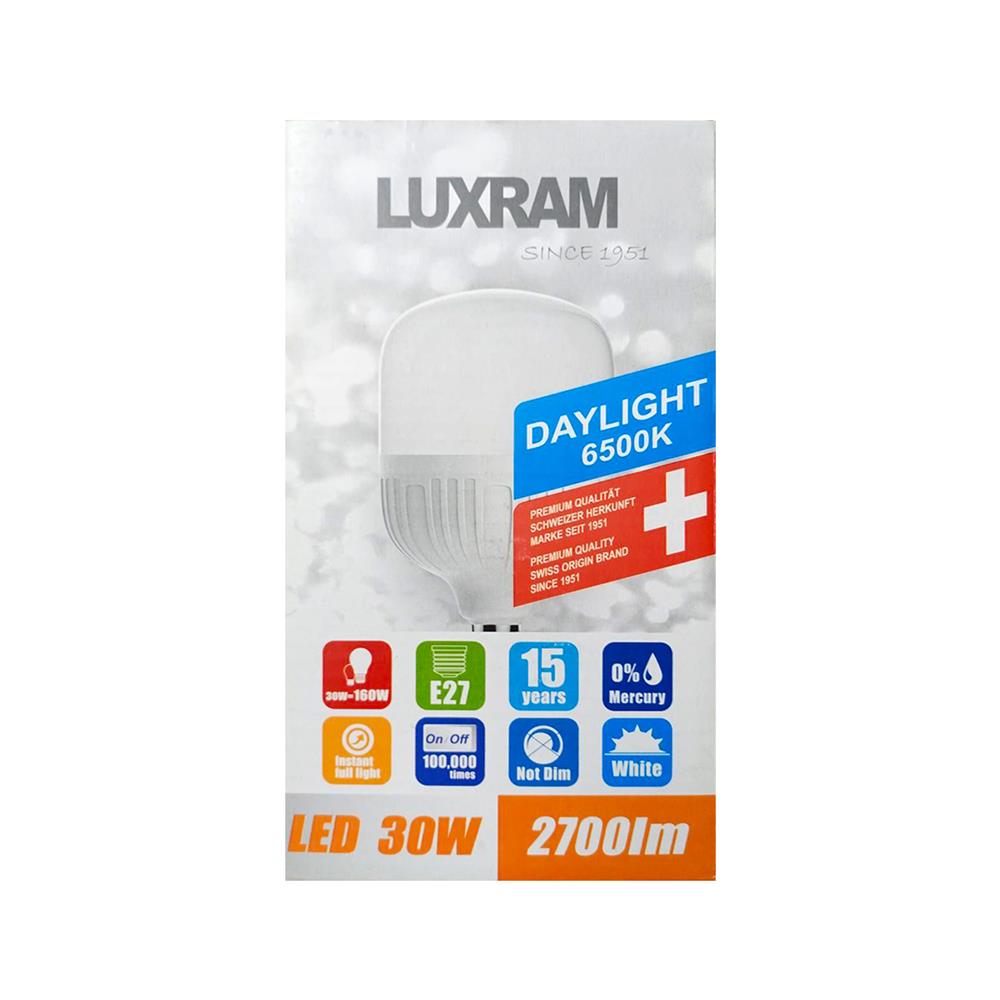 หลอด LED LUXRAM VALUE HIGHT POWER BALL 30 วัตต์ เดย์ไลท์
