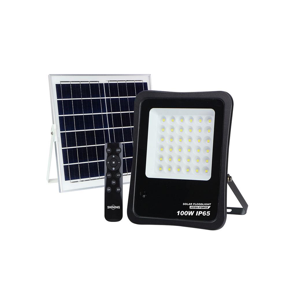 ไฟสปอตไลท์ SOLAR SHINING S-FD100659-2SL 100 วัตต์ DAYLIGHT สีดำ