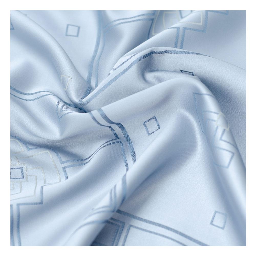ชุดผ้าปูที่นอน 6 ฟุต 3 ชิ้น FROLINA LAMOON BLISS GRAM สีฟ้า