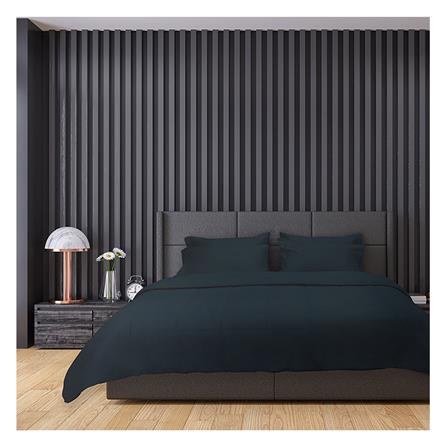 ชุดผ้าปูที่นอน 6 ฟุต 6 ชิ้น PICASSO BUILT-IN สี DARK GREY_0