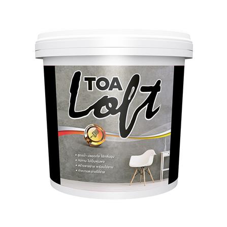 สีน้ำลอฟท์ภายนอก TOA LOFT3 สีเทาเข้ม 12 กก._0