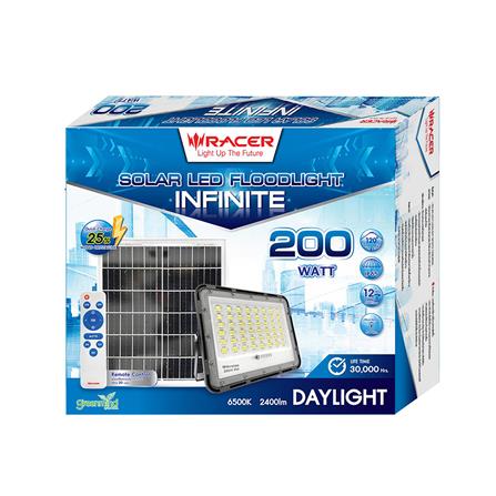 ไฟสปอตไลท์ SOLAR RACER FL200WDL 200 วัตต์ DAYLIGHT สีดำ_4