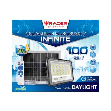 ไฟสปอตไลท์ SOLAR RACER FL100WDL 100 วัตต์ DAYLIGHT สีดำ_3