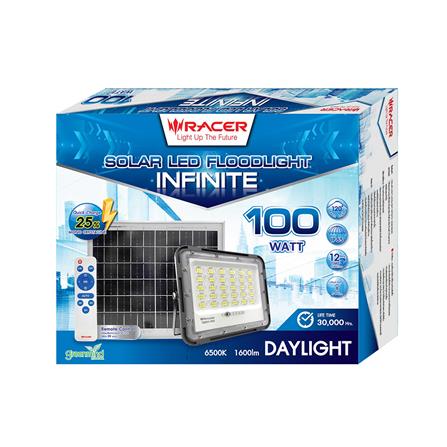 ไฟสปอตไลท์ SOLAR RACER FL100WDL 100 วัตต์ DAYLIGHT สีดำ_4