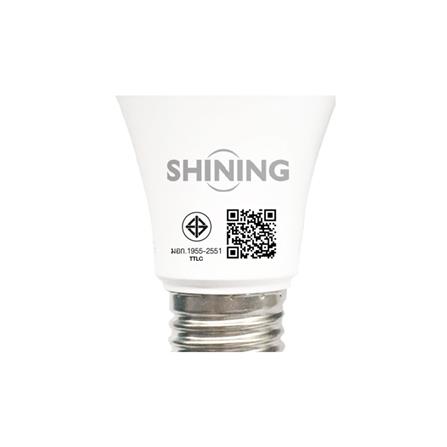 หลอด LED SHINING A60 12 วัตต์ เดย์ไลท์ E27 แพ็ก 4 ชิ้น_6