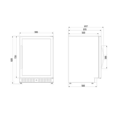 ตู้แช่ไวน์ DOMETIC E45FG 45 ขวด สีดำ_3