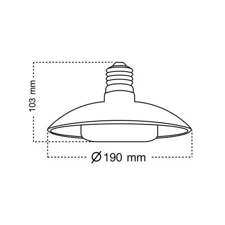 หลอด LED SHINING T-DECOR ทรงกระบอก 40 วัตต์ DAYLIGHT E27_9