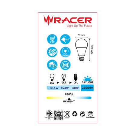 หลอด LED RACER A70 KATIE 20.5 วัตต์ DAYLIGHT E27_3
