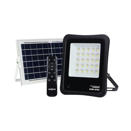 ไฟสปอตไลท์ SOLAR SHINING S-FD050659-2SL 50 วัตต์ DAYLIGHT สีดำ_0