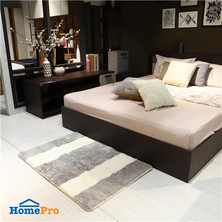 พรมขนแกะแท้ SET HOME LIVING STYLE 80X120 ซม. สีเทา-ขาว_8