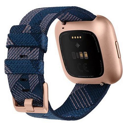 fitbit versa 2 navy and pink