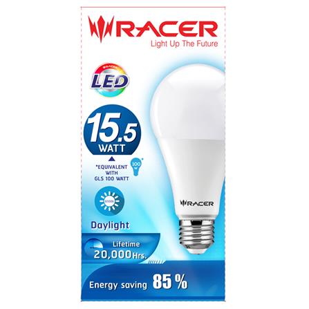 หลอด LED RACER KATIE A65 15.5 วัตต์ E27 DAYLIGHT_1