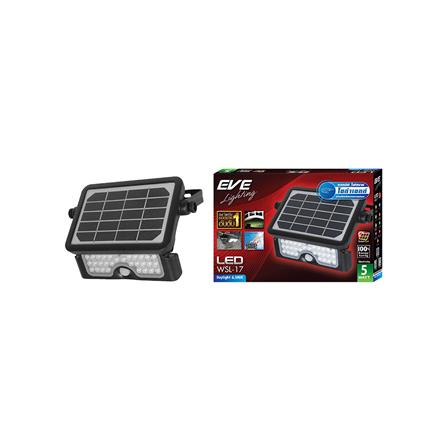 ไฟผนังนอก SOLAR EVE 596085 5 วัตต์ DAYLIGHT สีดำ_3