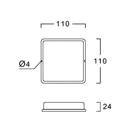 ไฟทางเดิน SOLAR L&E 9P-A0303 2 วัตต์ WARMWHITE สีดำ_3