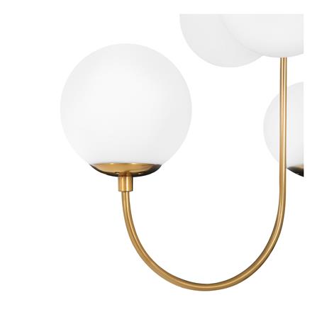 ไฟช่อ CARINI D20822-6 สีขาว/ทอง 6 หัว_1