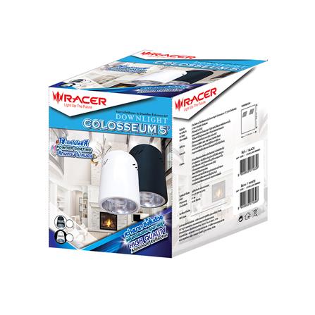 ดาวน์ไลท์ RACER COLOSSEUM 5 นิ้ว สีขาว กลม_4