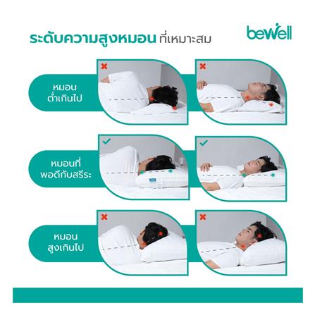 หมอนหนุน BEWELL ERGONOMIC SWE-02 ไซซ์ S_5