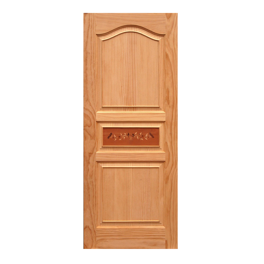 ประตูไม้สนNZ MODERN DOORS INLAY-07 80x200 ซม.
