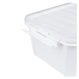 กล่องเก็บของ ฝาล็อค STACKO FAMILI 16.5 ลิตร สีขาว