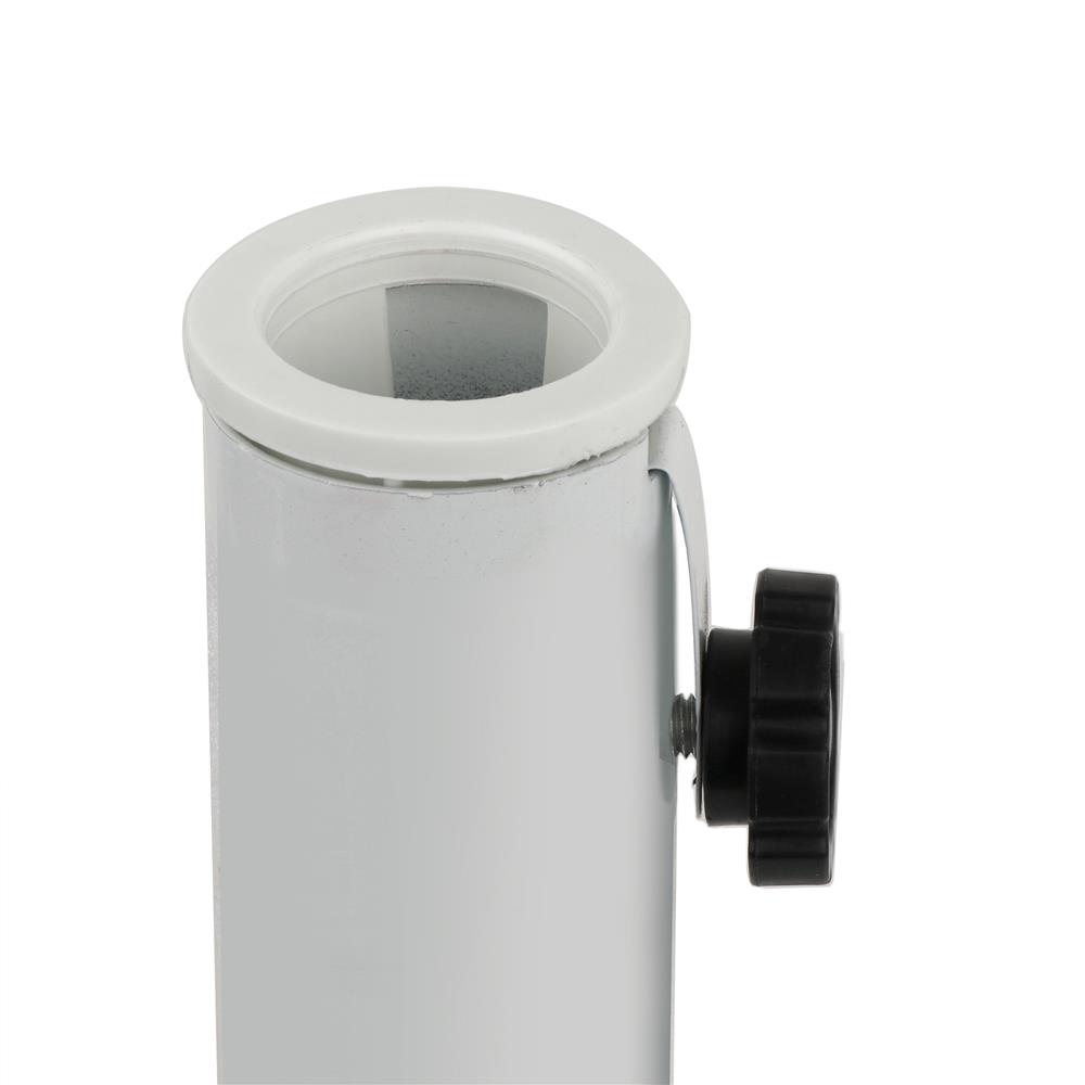 ขาตั้งร่มเหล็ก 4 ขา SPRING PB002 สีขาว