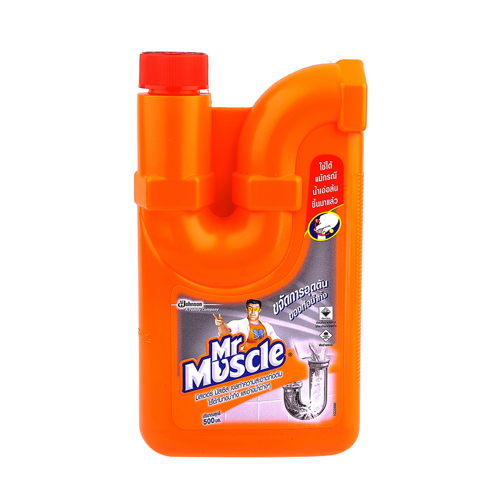 น้ำยาขจัดท่อตันท่อน้ำทิ้ง 500ml MR.MUSCLE