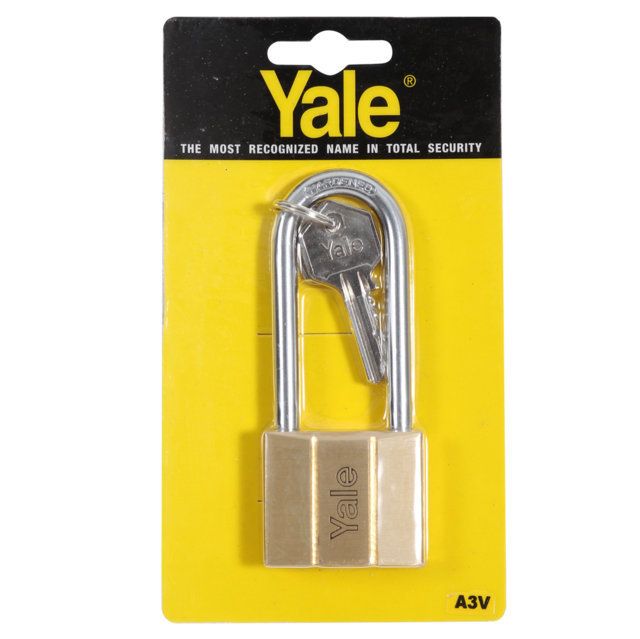 กุญแจลูกปืน YALE V140.40LS60 40 มม. สีทอง