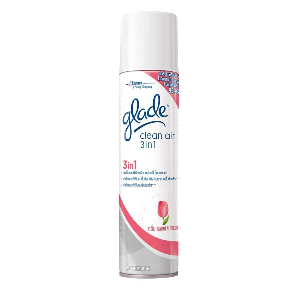 สเปรย์ปรับอากาศ GLADE 3 IN 1 320ml GARDEN