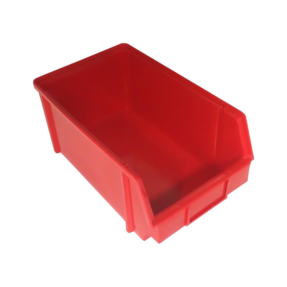 กล่องเครื่องมือพลาสติก DIY ขนาดใหญ่ 13 นิ้ว สีแดง
