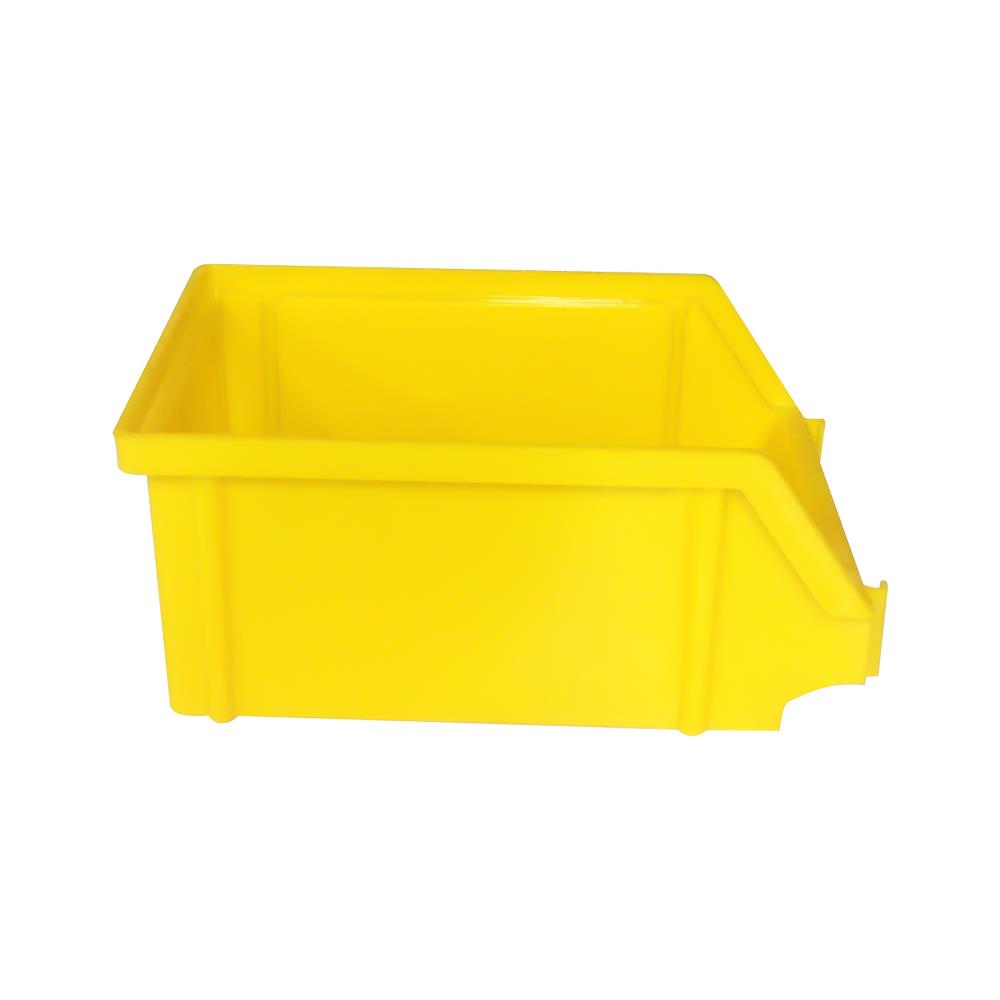 กล่องเครื่องมือพลาสติก DIY ขนาดเล็ก 6 นิ้ว สีเหลือง