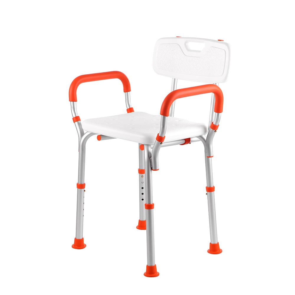 เก้าอี้อาบน้ำ MOYA 5041RBOR สีขาว/ส้ม